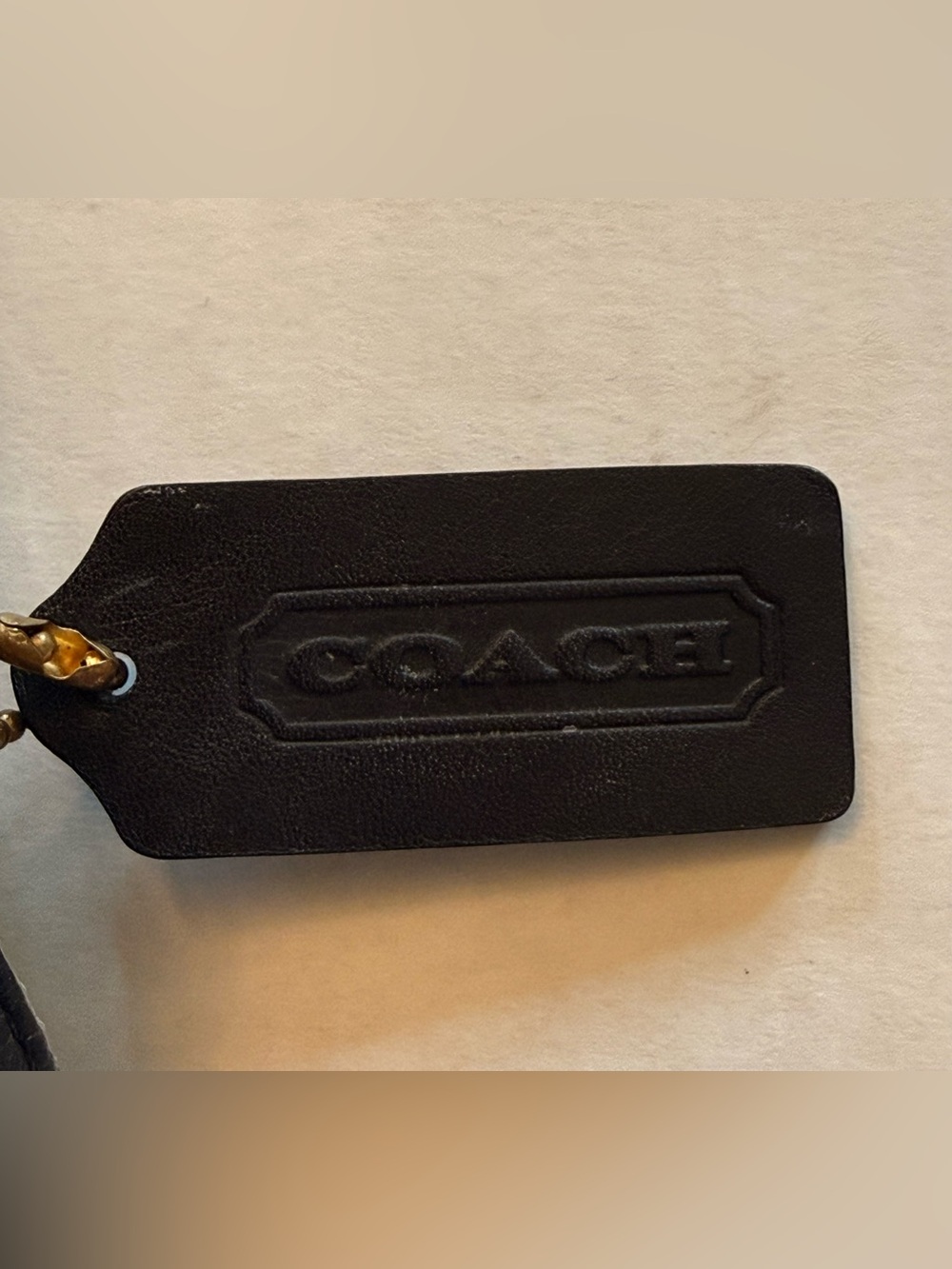 Vintage Coach City Bag 9790 Black Glove Tanned Leather Crossbody Purse USA Era - Picture 3 of 16